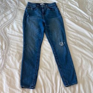 Loft Curvy High Waist Skinny Jeans 6 | 28